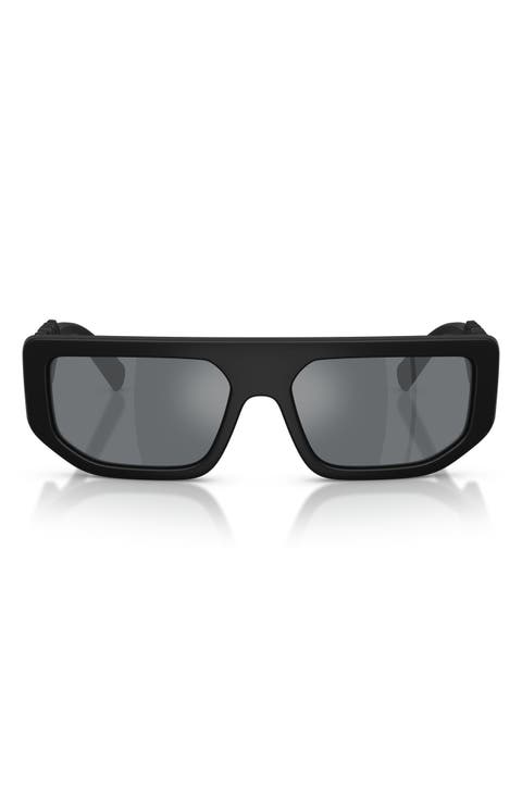 56mm Rectangular Sunglasses