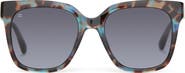 TOMS Natasha 53mm Polarized Square Sunglasses