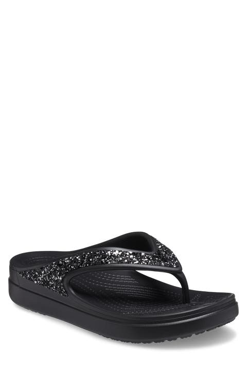 Sloane Glitter Platform Flip-Flop Sandal (Women)