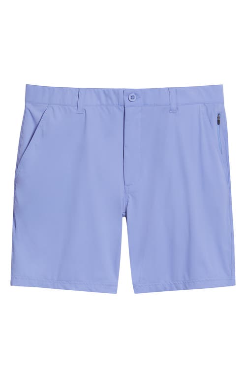 Swannies Fairway 8-inch Flat Front Stretch Golf Shorts In Iris