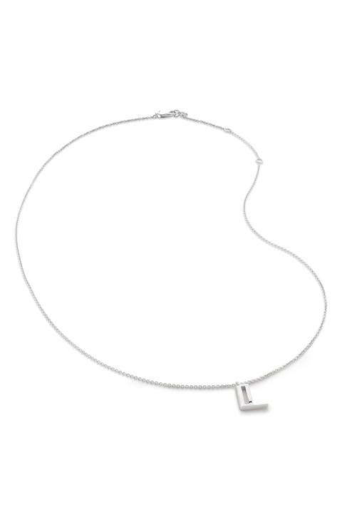 Initial Pendant Necklace