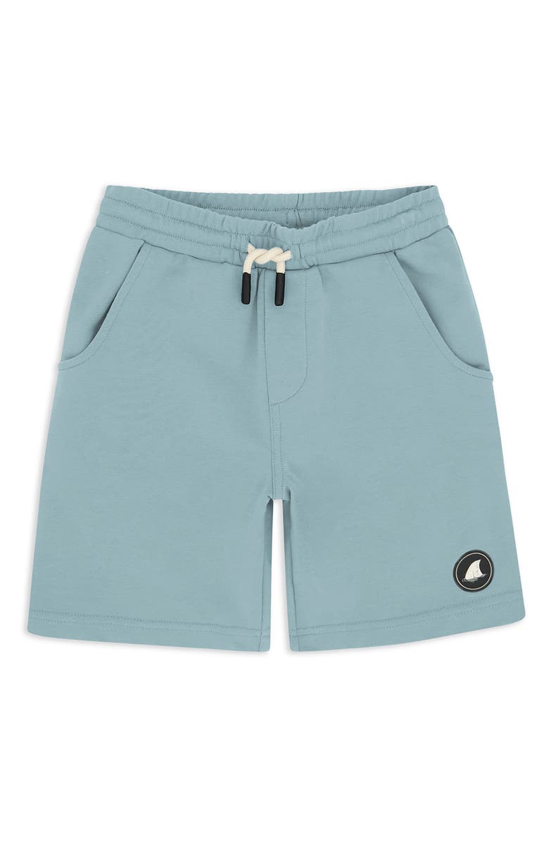 Feather 4 Arrow Kids' Lowtide Stretch French Terry Sweat Shorts, Main, color, Surf Blue