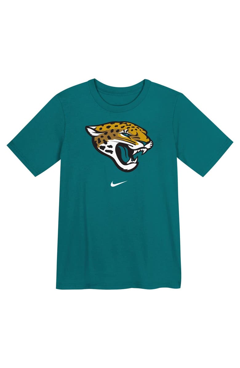 Nike Preschool Nike Teal Jacksonville Jaguars Primary Logo Legend Performance T-Shirt, Alternate, color, 