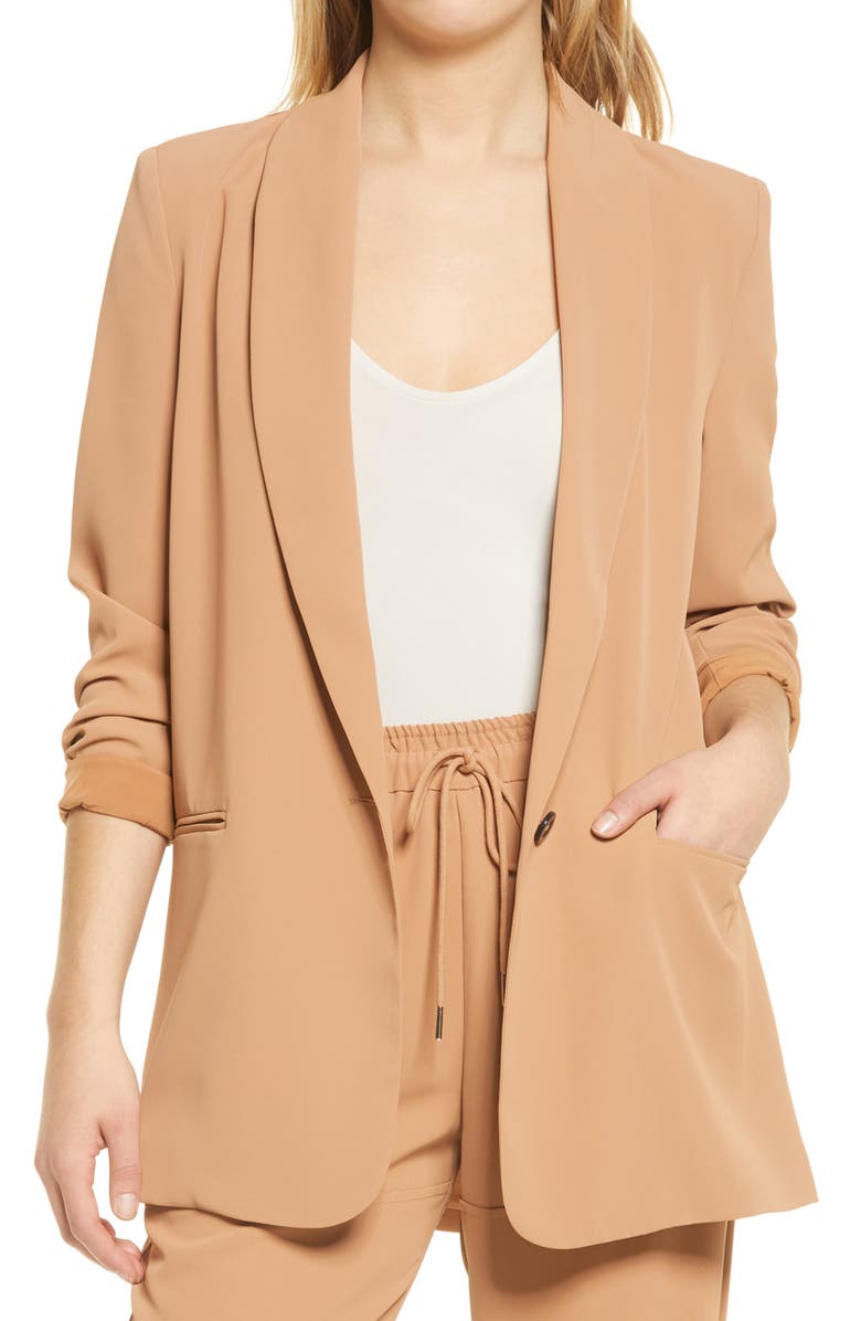 WAYF Jeanette Longline Blazer, Main, color, 