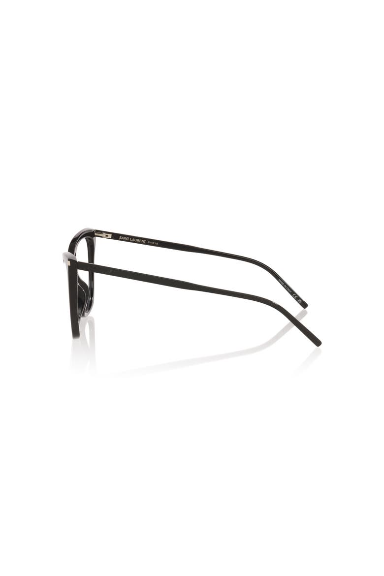 55mm Cat Eye optical glasses, Alternate, color, Black