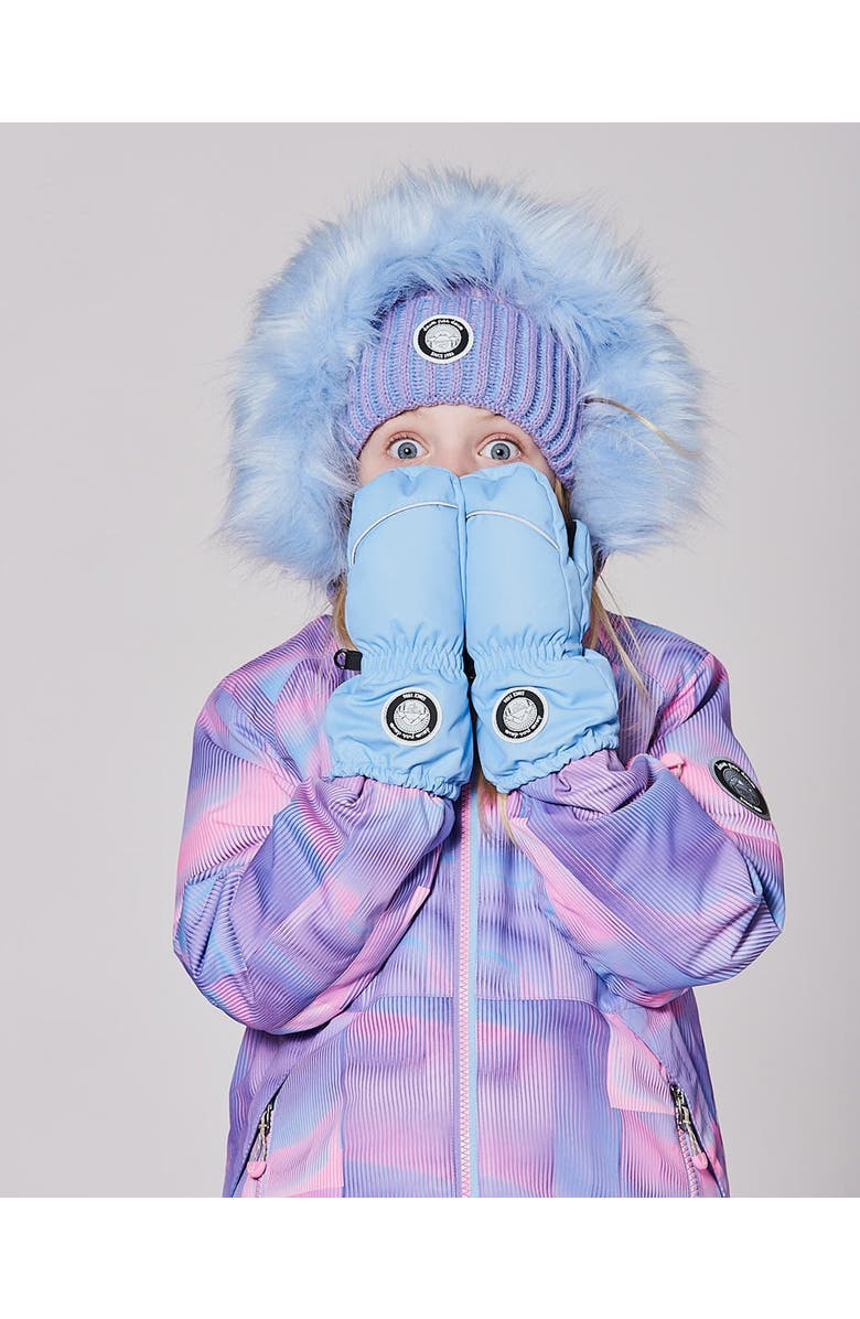 Deux par Deux Baby Girl Winter Mittens Play, Main, color, Light Blue