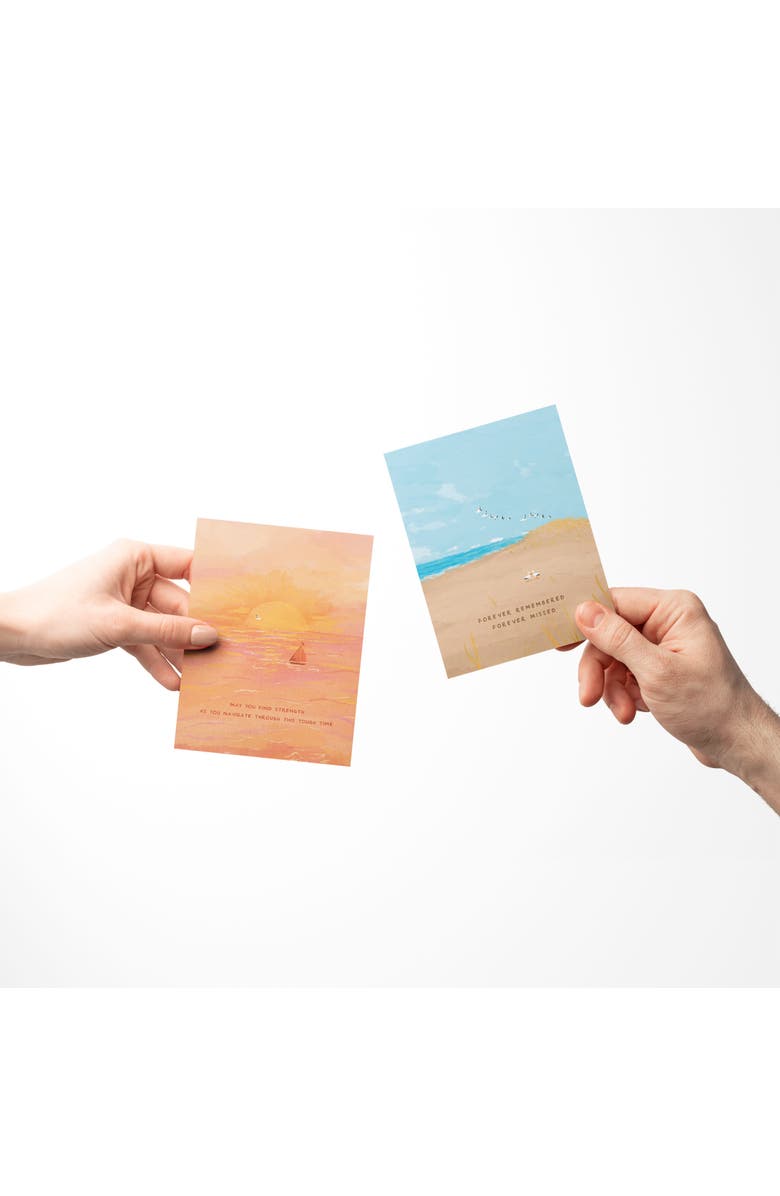 Ramus & Co Sympathy Greeting Card Pack Sets (3 ct, Assorted) Navigating Tough Times, I'm Here For You, Forever Remembered, Alternate, color, Multi-Pack