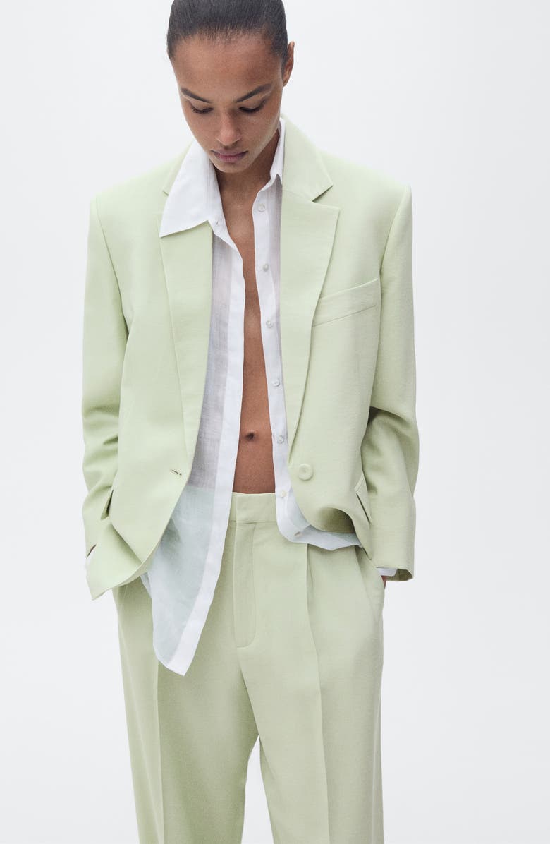 MANGO Straight Leg Suit Pants, Alternate, color,