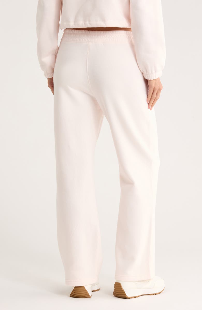 CALVIN KLEIN PERFORMANCE High Waist Relaxed Straight Leg Sweatpants, Alternate, color, Tender Blush