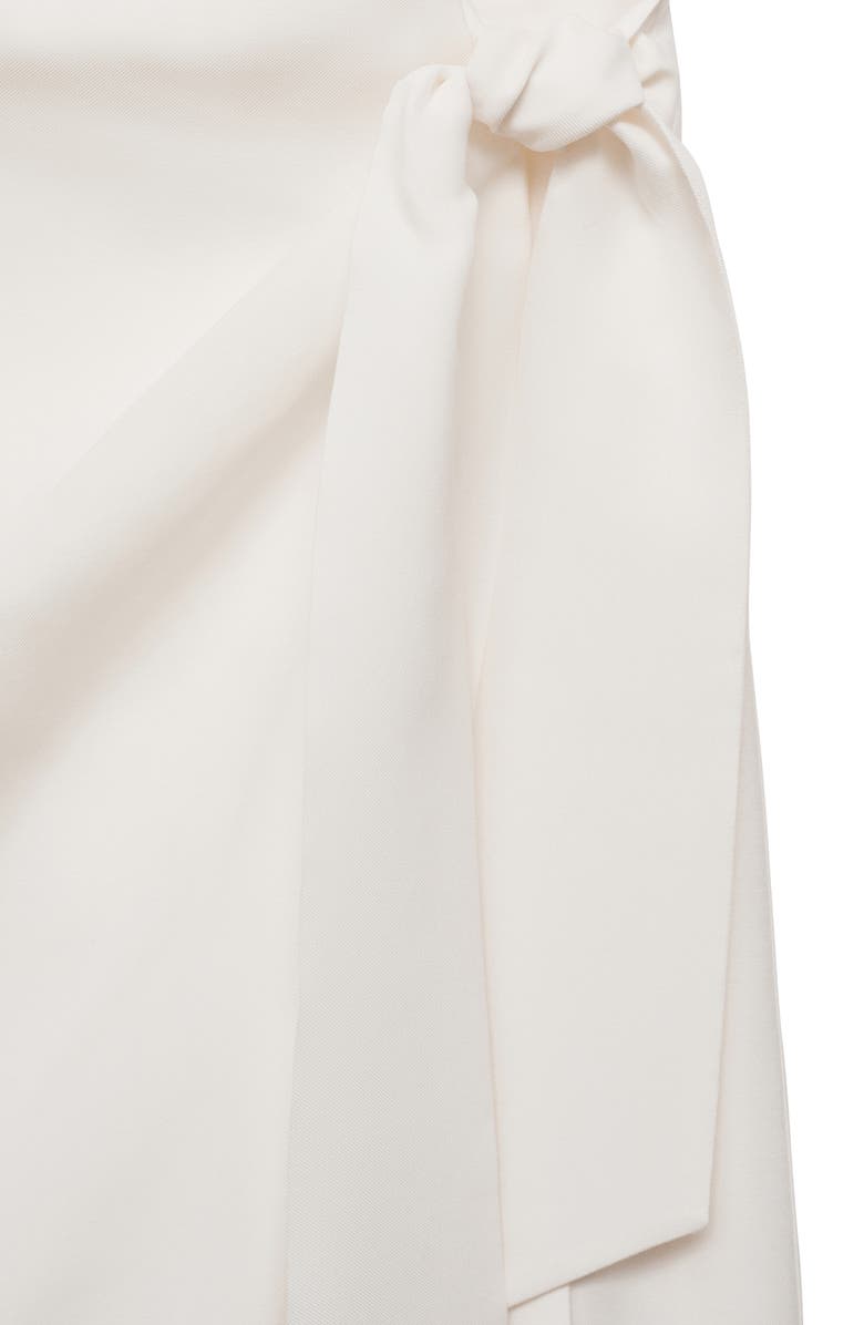 MANGO Sleeveless Wrap Minidress, Alternate, color, 