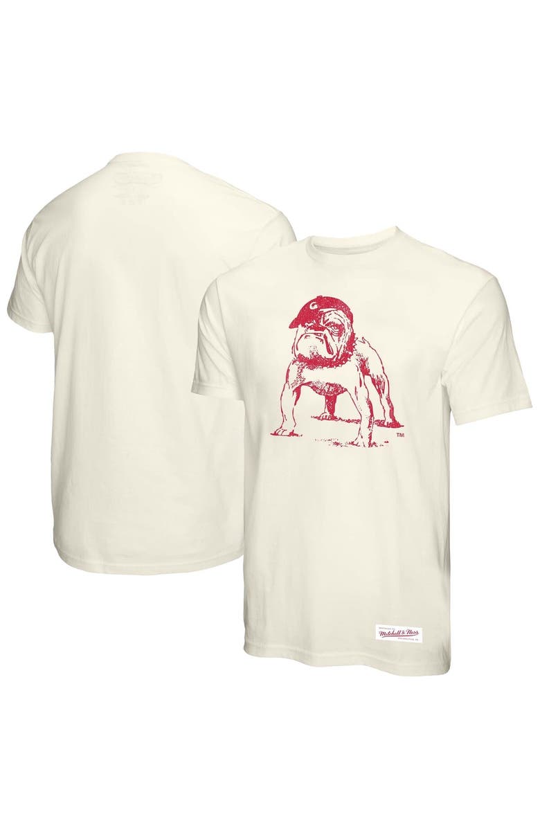 Mitchell & Ness Men's Mitchell & Ness Cream Georgia Bulldogs Vintage Tone T-Shirt, Alternate, color, Cream