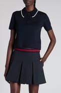 Moncler Knit Collar Cotton Polo