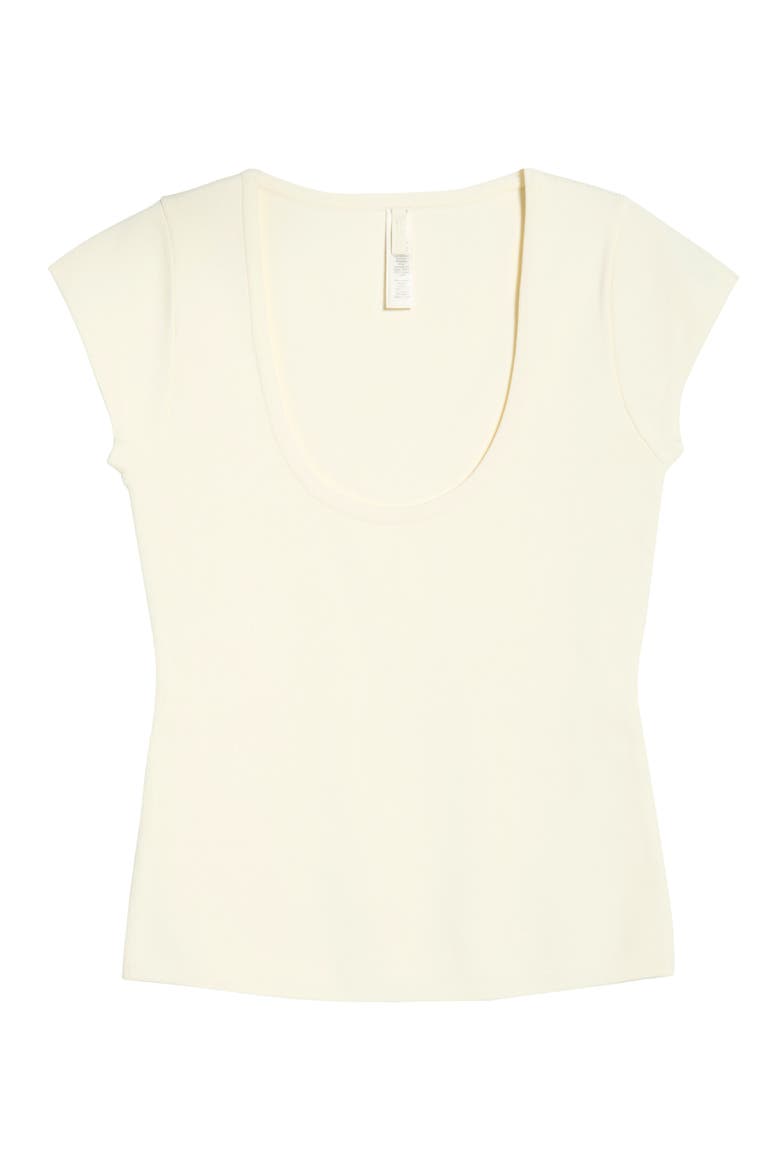 Scoop Neck Top, Main, color, EGRET