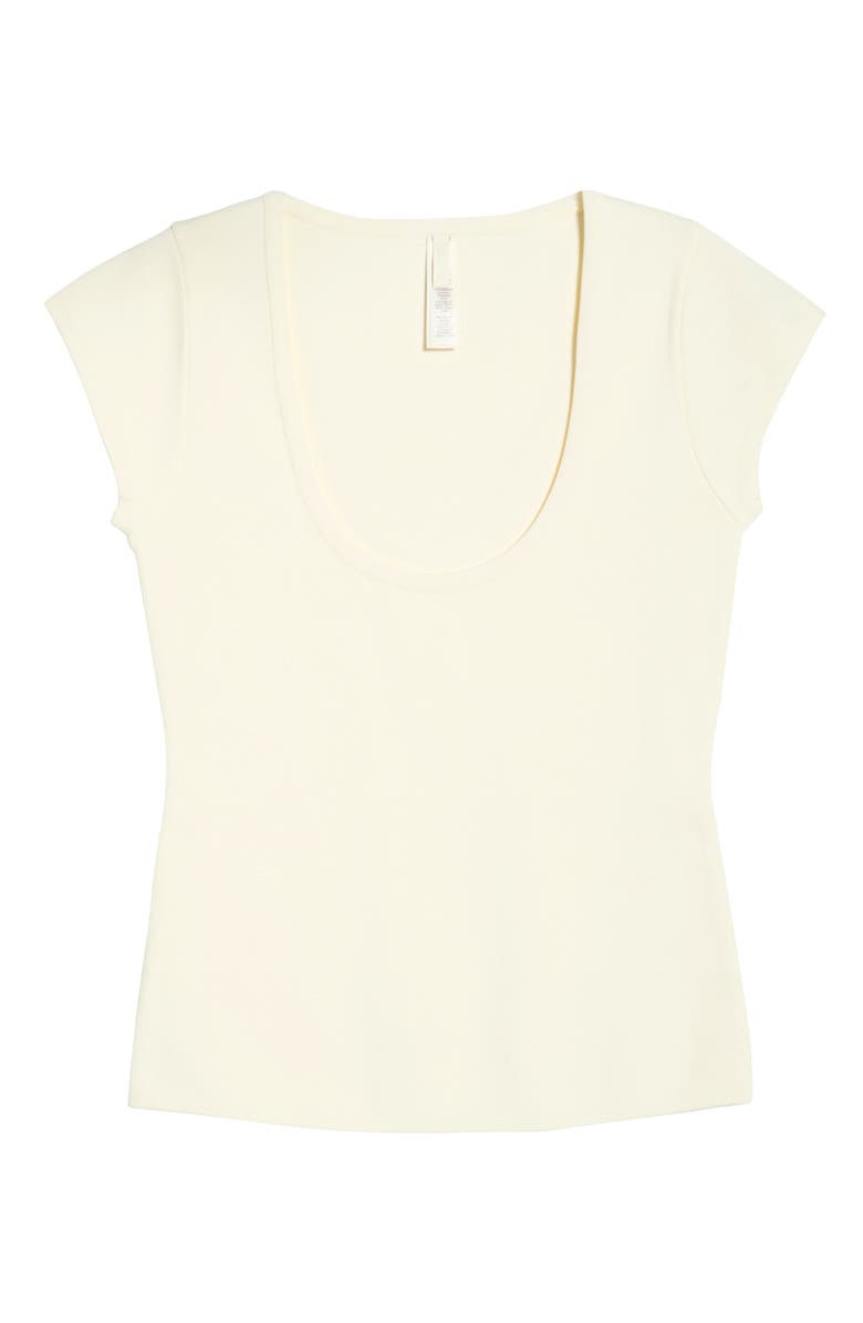 SKIMS Scoop Neck Top, Main, color, Egret