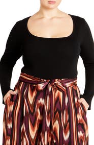 City Chic Brooklyn Rib Sweater