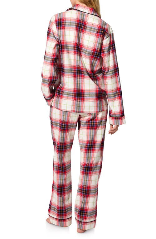 Bedhead Pajamas Print Long Sleeve Cotton Jersey Pajamas In Red