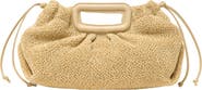 maje Mipli bouclé effect clutch bag