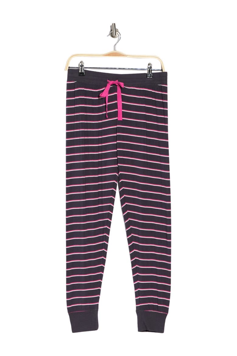 Stripe Pajama Joggers, Alternate, color, SLATE