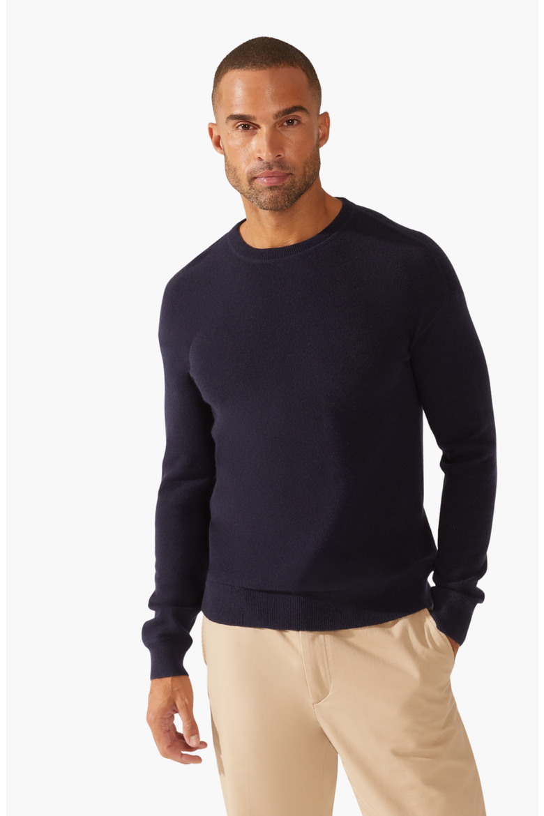 Mateo Cashmere Sweater, Main, color, Navy