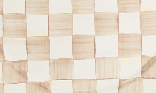 Mackenzie-childs Mackenzie Childs Mocha Check Serving Platter In Brown