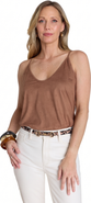 The Noli Shop Yara Suede Camisole