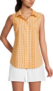 Lands' End Sleeveless No Iron Shirt