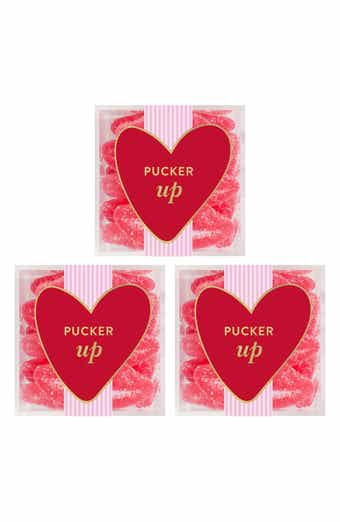 sugarfina Pucker Up Set of 3 Sugar Lips Candy Cubes