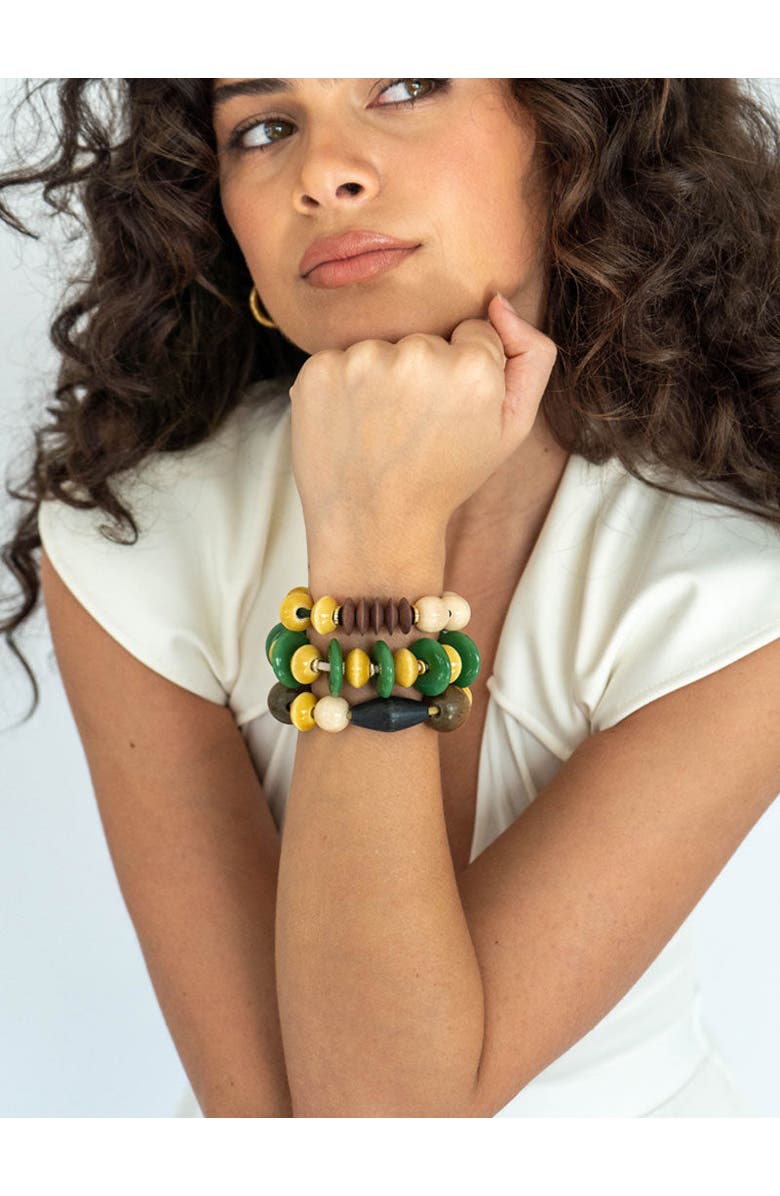 By Lilla Cacao Capsule Bracelet Hair Tie, Alternate, color, Multi