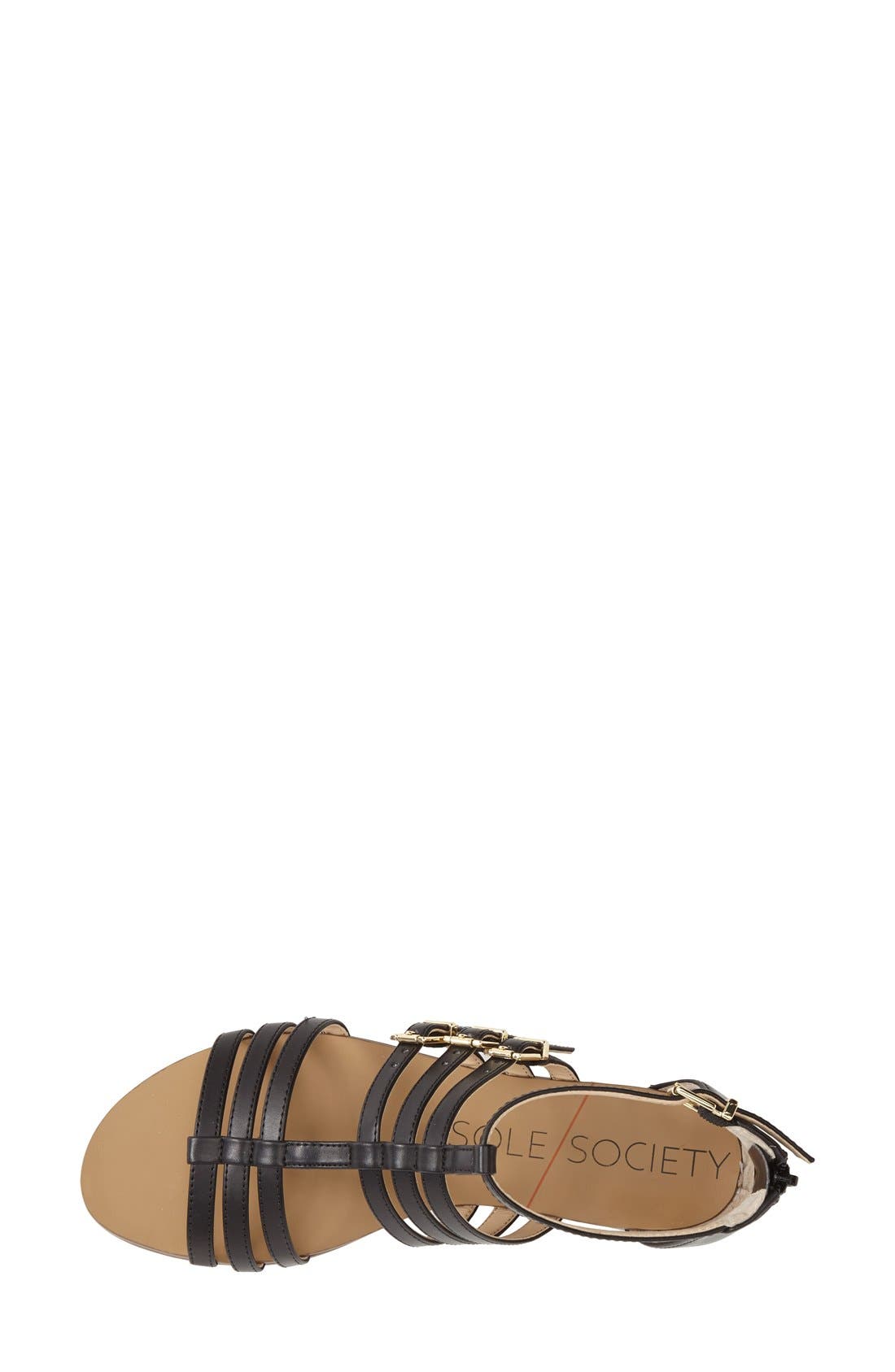 Sole Society 'Jemarie' Gladiator Sandal, Alternate, color, 