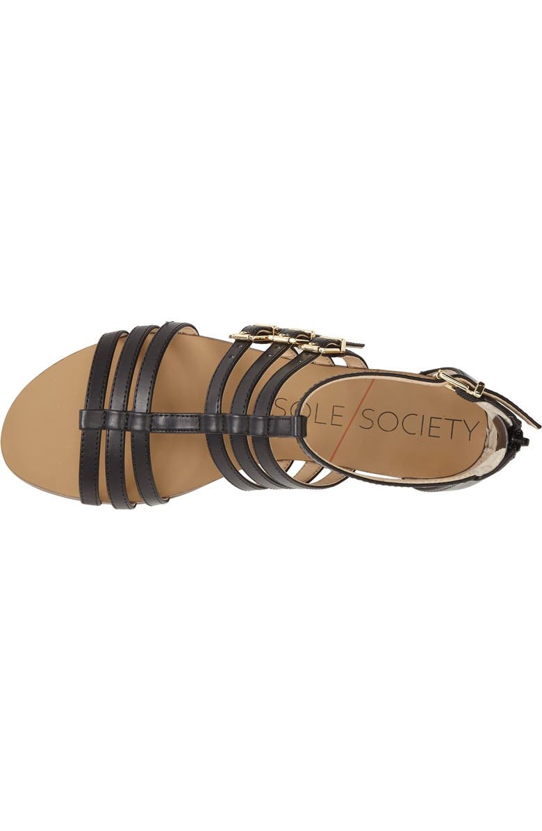 Sole Society 'Jemarie' Gladiator Sandal, Alternate, color,