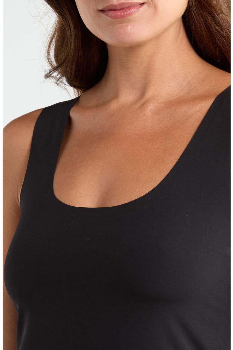 Pack of 2 Invisible Edge Tanks, Alternate, color, BLACK- BEIGE SMOKE