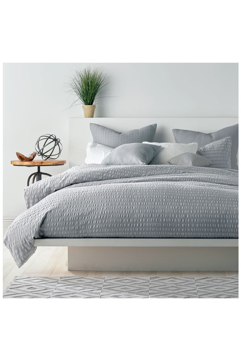 City Crush Duvet Cover, Main, color, GREY