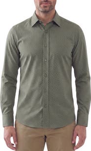 Report Collection Long Sleeve Performance Print Shirt