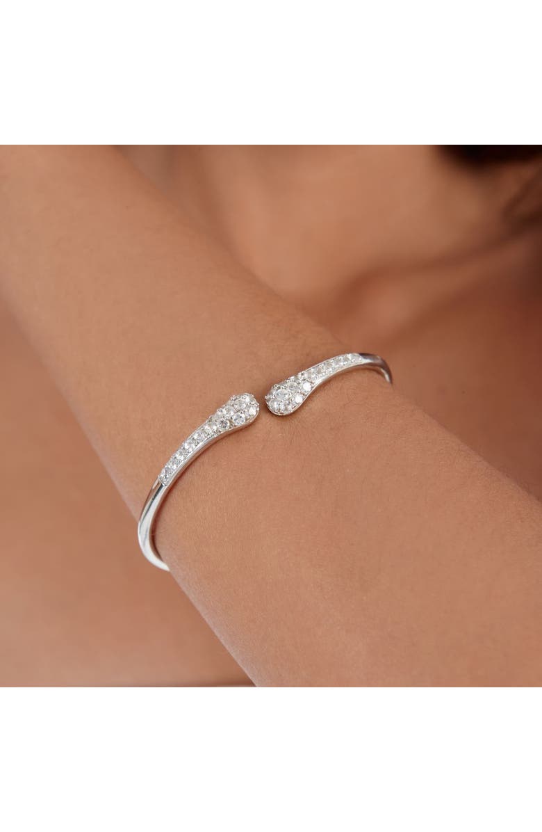 Lucy Quartermaine Skinny Drip Twist Bangle, Alternate, color, Sterling Silver