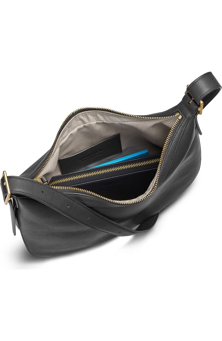 Shinola Bixby Shoulder Bag, Alternate, color, Black