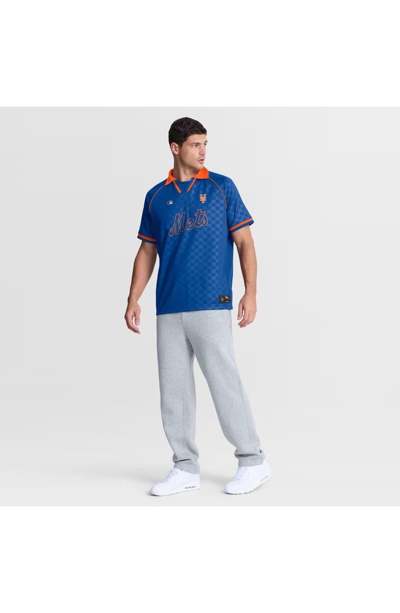 FANATICS Men's Fanatics Royal New York Mets Homerun Raglan V-Neck Polo, Alternate, color, Royal