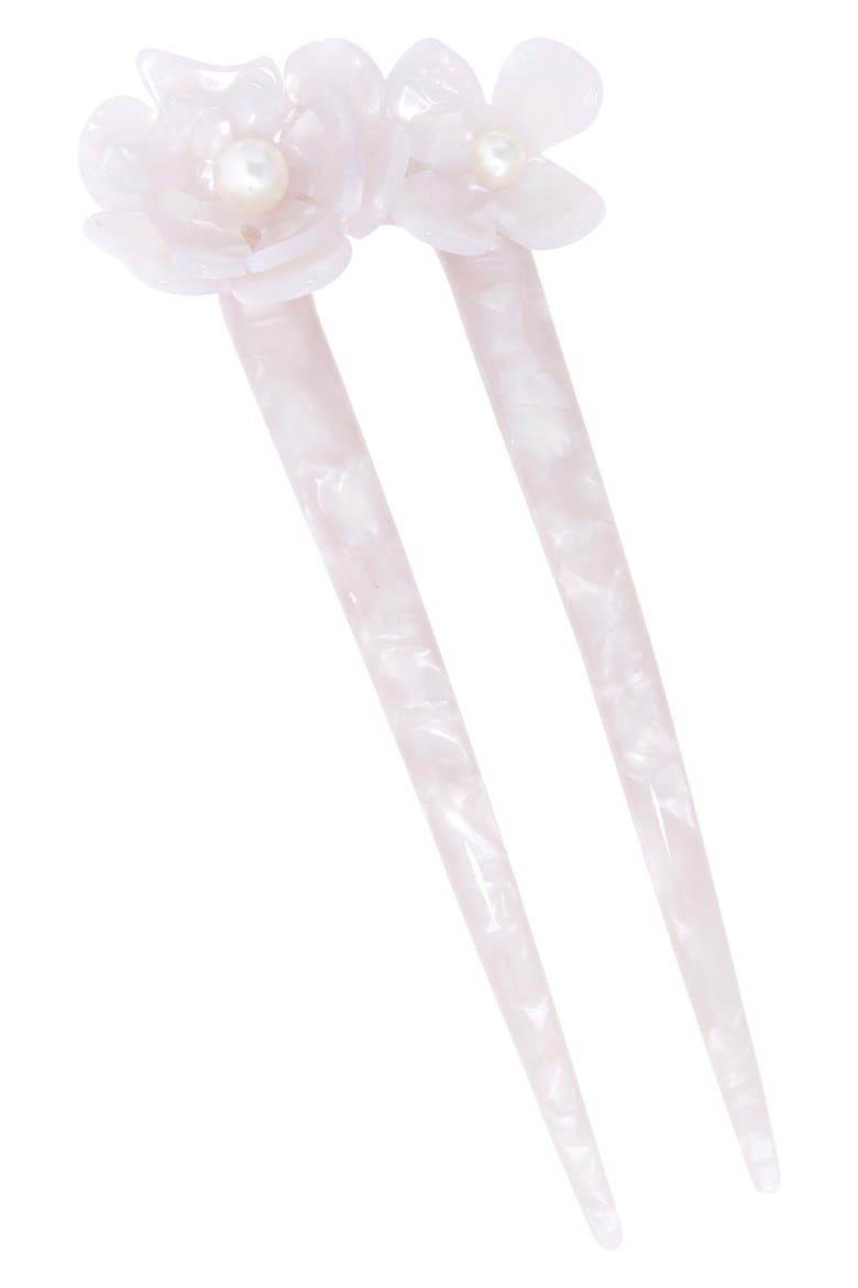 Petunia Hair Pin, Main, color, MOTHER OF PEARL