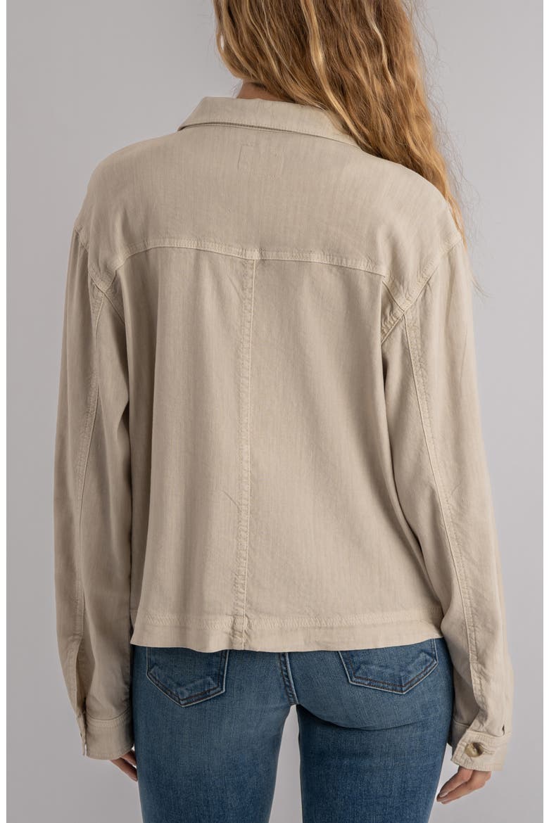 Bellamy Linen Blend Shirt Jacket, Alternate, color, SAND