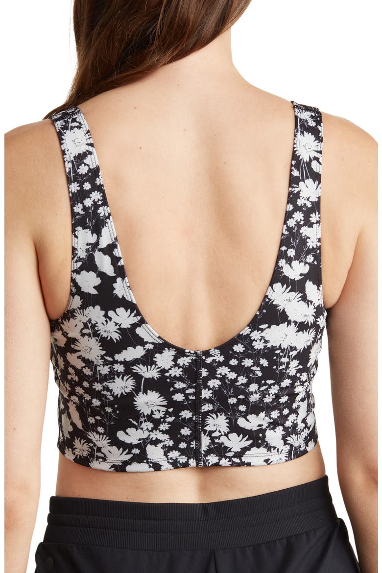 FP Movement FP Movement Ashford Lose Control Sports Bra, Alternate, color, BLACK FLORAL