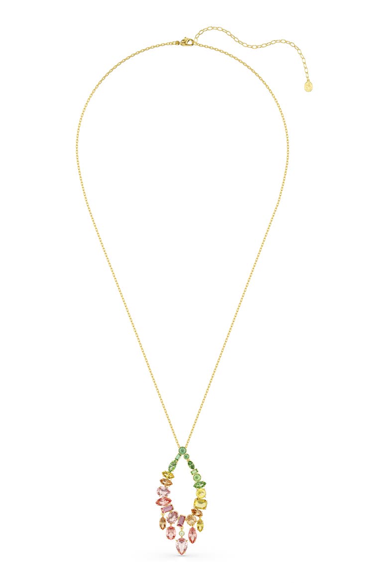 Gema Crystal Charm Pendant Necklace, Alternate, color, GOLD/ MULTI