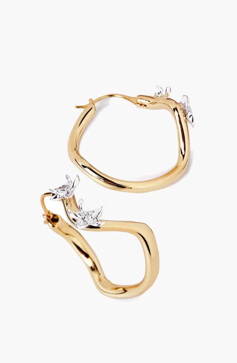 Calino Hoop Earrings In Gold