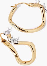 YOJ Calino Hoop Earrings In Gold