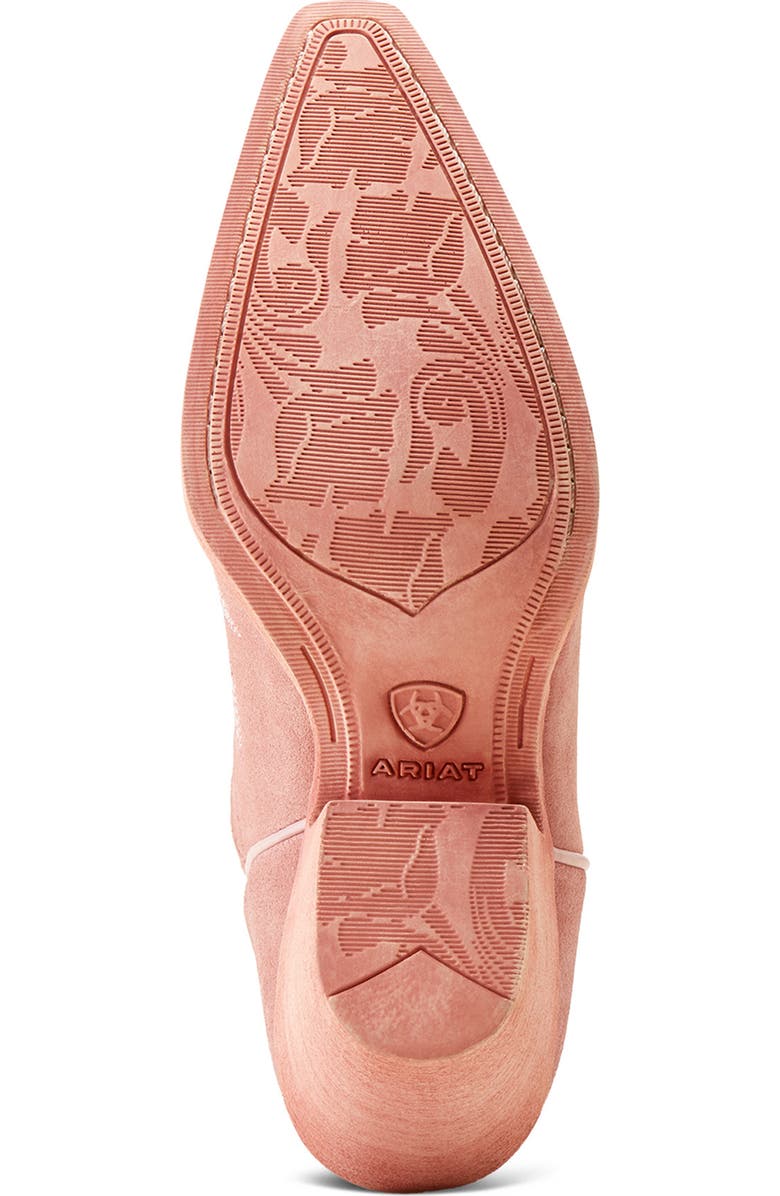 Ariat Chandler Western Boot, Alternate, color, Pink Suede