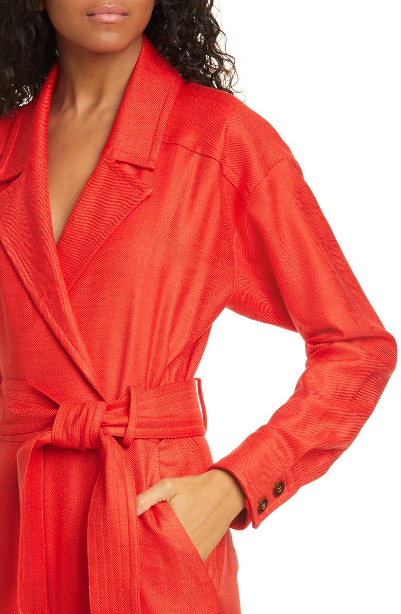 Veronica Beard Lionel Wide Leg Jumpsuit, Alternate, color, 