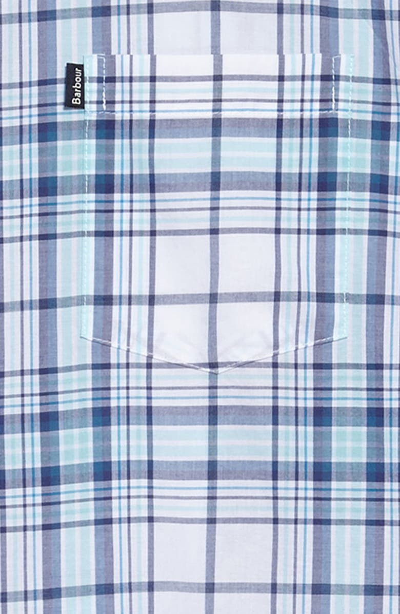 Barbour Christopher Tailored Fit Plaid Sport Shirt, Alternate, color,