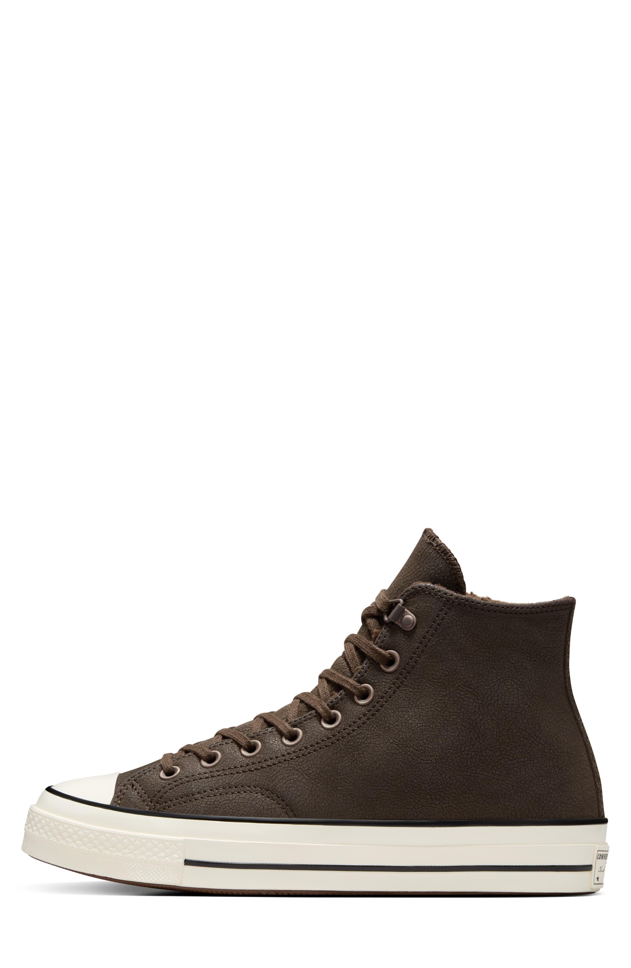 Converse Chuck Taylor<sup>®</sup> All Star<sup>®</sup> 70 Leather High Top Sneaker, Alternate, color, 