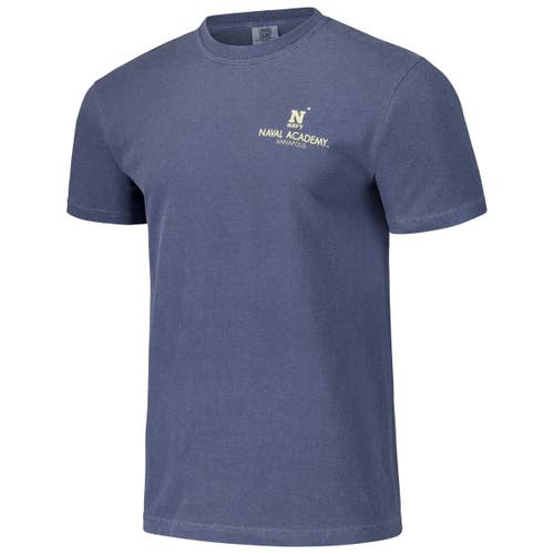 Image One Unisex Navy Navy Midshipmen Scenic Comfort Colors T-shirt