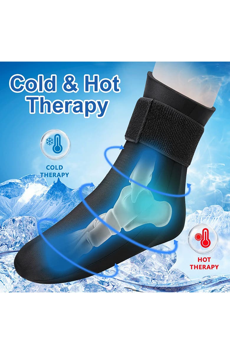 HELIOS THE HEATED COAT Helios Gel Cold Therapy Socks, Alternate, color, Black