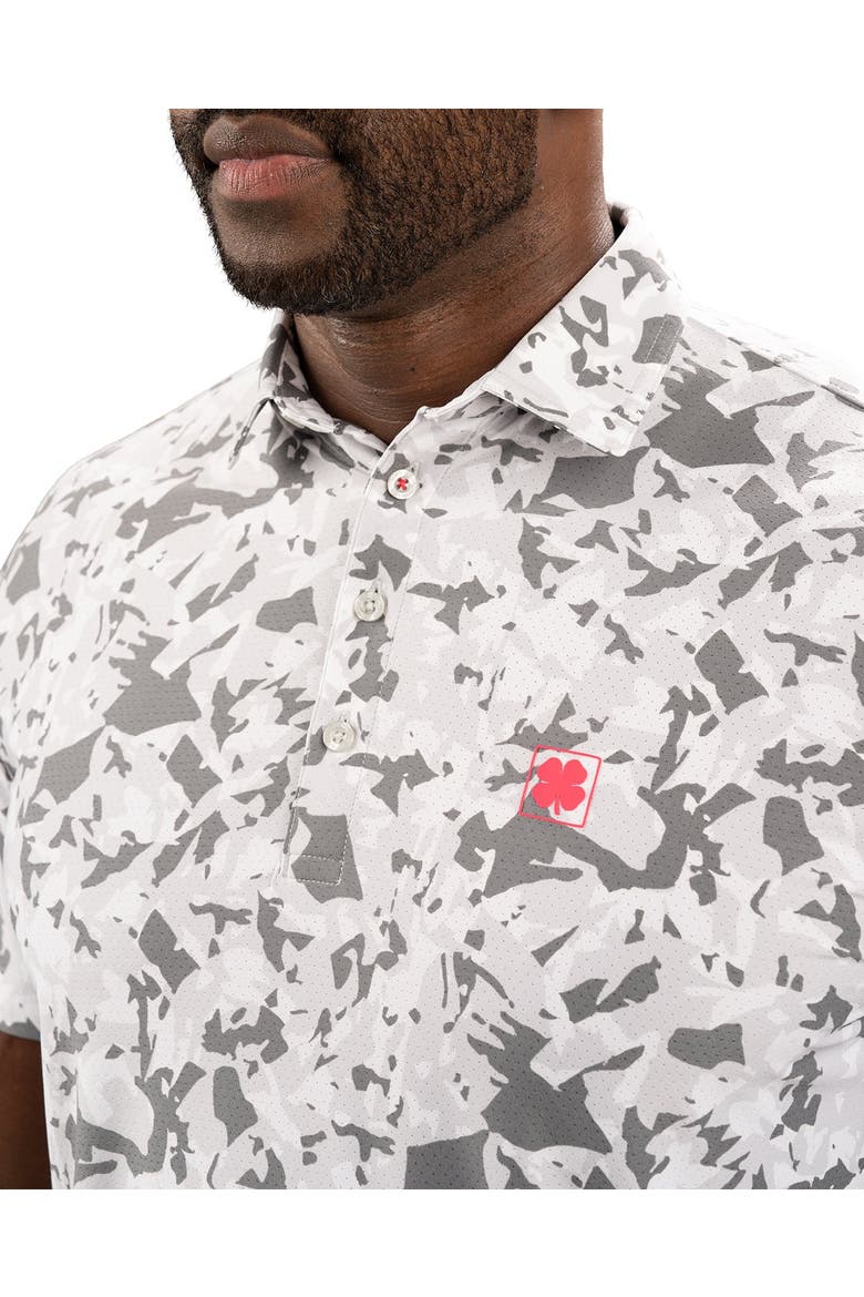 Camo Mix Polo, Alternate, color, Grey