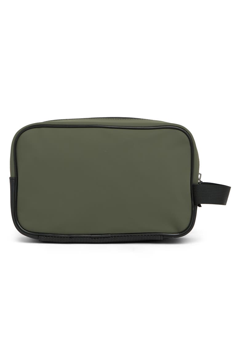 Rubber Zip Top Dopp Kit, Alternate, color, OLIVE